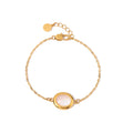 Light Luxury Oval Opal Bracelet for Women
