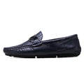 Men's Genuine Leather Loafers with Z Buckle Design