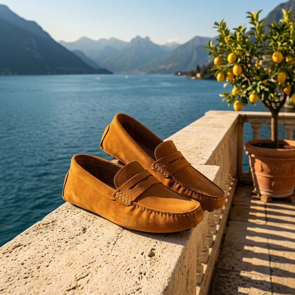 The Rivera Loafers — Dark Beige
