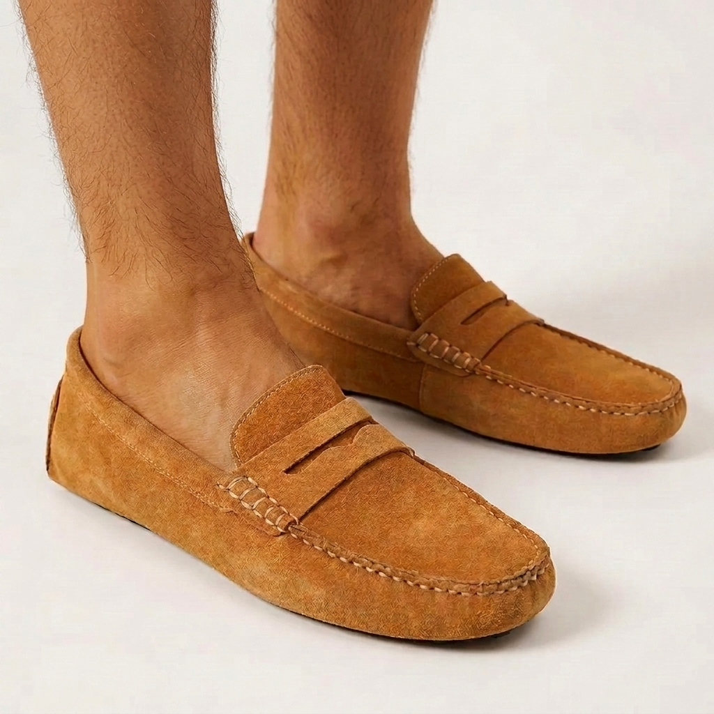 The Rivera Loafers — Dark Beige