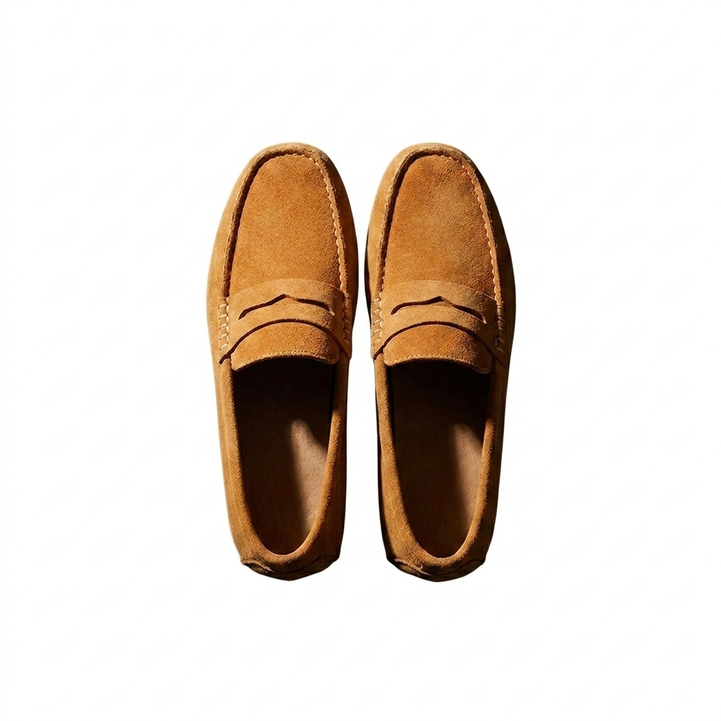 The Rivera Loafers — Dark Beige