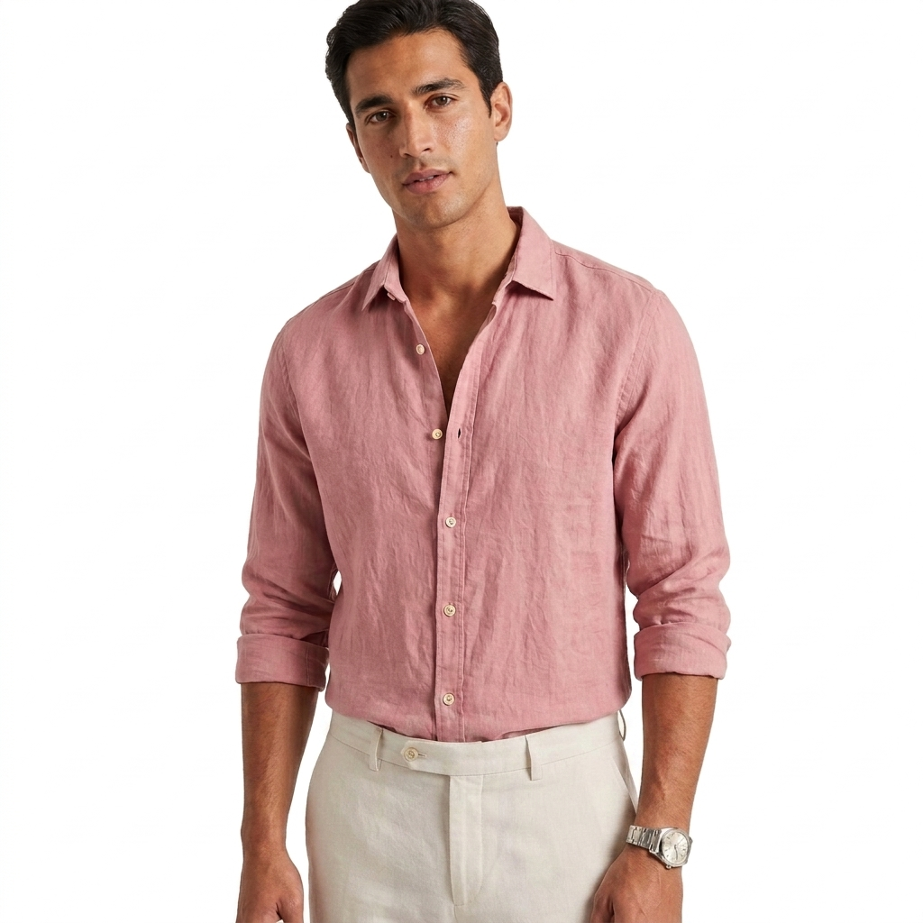 The Rosé Linen Shirt