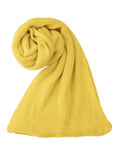 Allegra K Women Winter Scarf Warm Knitted Long Rectangle Shape Stylish 180x30cm/71x12 Yellow