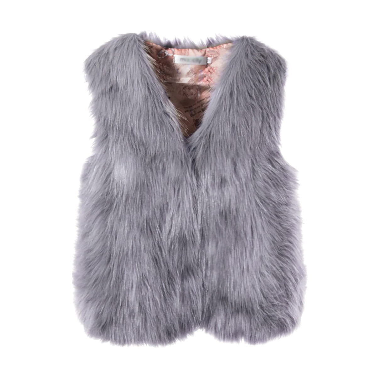 COTECRAM 2025 Vest For Women 2024 Dressy Casual Trendy Sleeveless Fall Winter Fleece Jacket Warm Soft Cozy Faux Fur Coat Open Front Cardigan Waistcoat Plus Size Outerwear (A GrayX-Large)